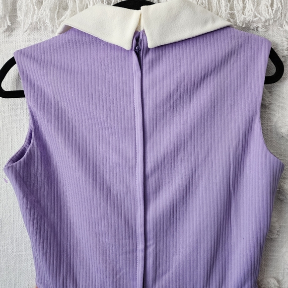 Vintage 70s Plaid Maxi Dress - Picture 5 of 5